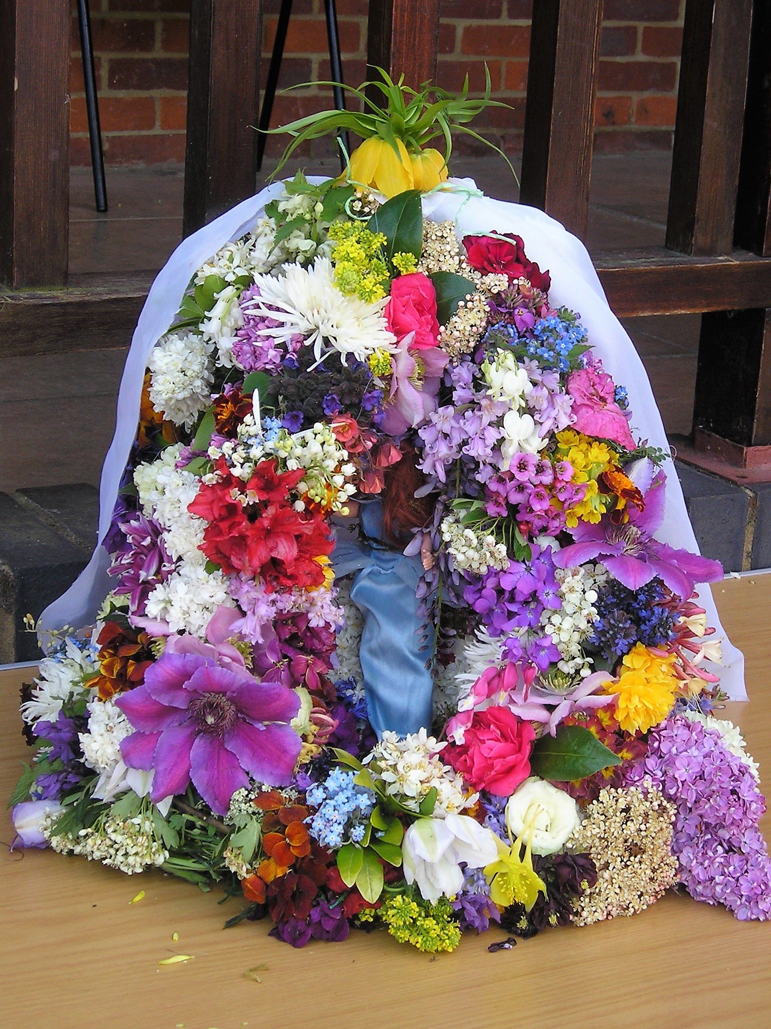 May Day Flower Garland